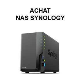 NAS SYNOLOGY DS224+ avec 2 HDD en RAID (1, 2, 4, 8 To)
