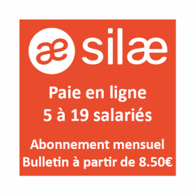 Silae Paie Logiciel de paye en ligne avec coffre fort - SAAS - 5 à 19 salariés - Avec assistance et télémaintenance