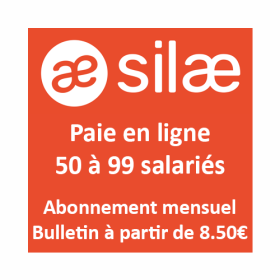 Silae Paie Logiciel de paye en ligne avec coffre fort - SAAS - 50 à 99 salariés - Avec assistance et télémaintenance