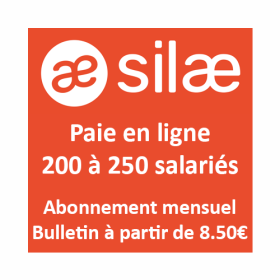 Silae Paie Logiciel de paye en ligne avec coffre fort - SAAS - 200 à 250 salariés - Avec assistance et télémaintenance