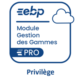EBP Modules Gammes pour Gestion Commerciale PRO 2024