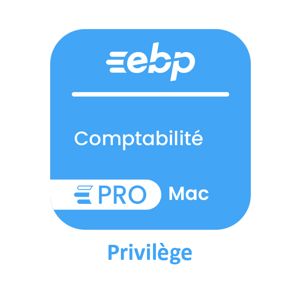 EBP Compta MAC Pro 2024 - Abonnement local Privilège