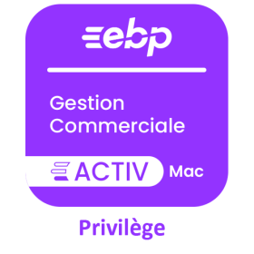 EBP Gestion Commerciale Activ MAC 2024 - Abonnement annuel Privilège