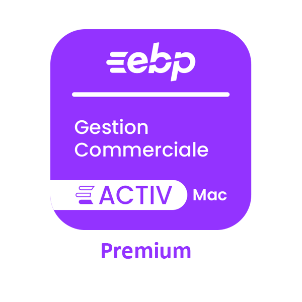 EBP Gestion Commerciale Activ MAC 2024 - Abonnement annuel Premium