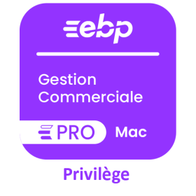 EBP Gestion Commerciale Pro MAC 2024 - Abonnement annuel Privilège